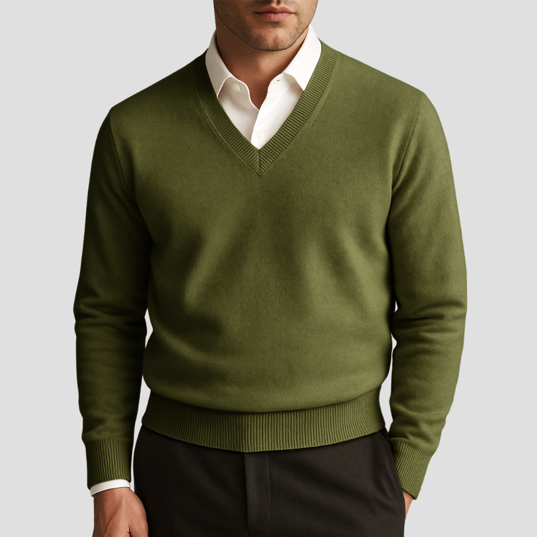 Faustin | Pull en Maille Col V