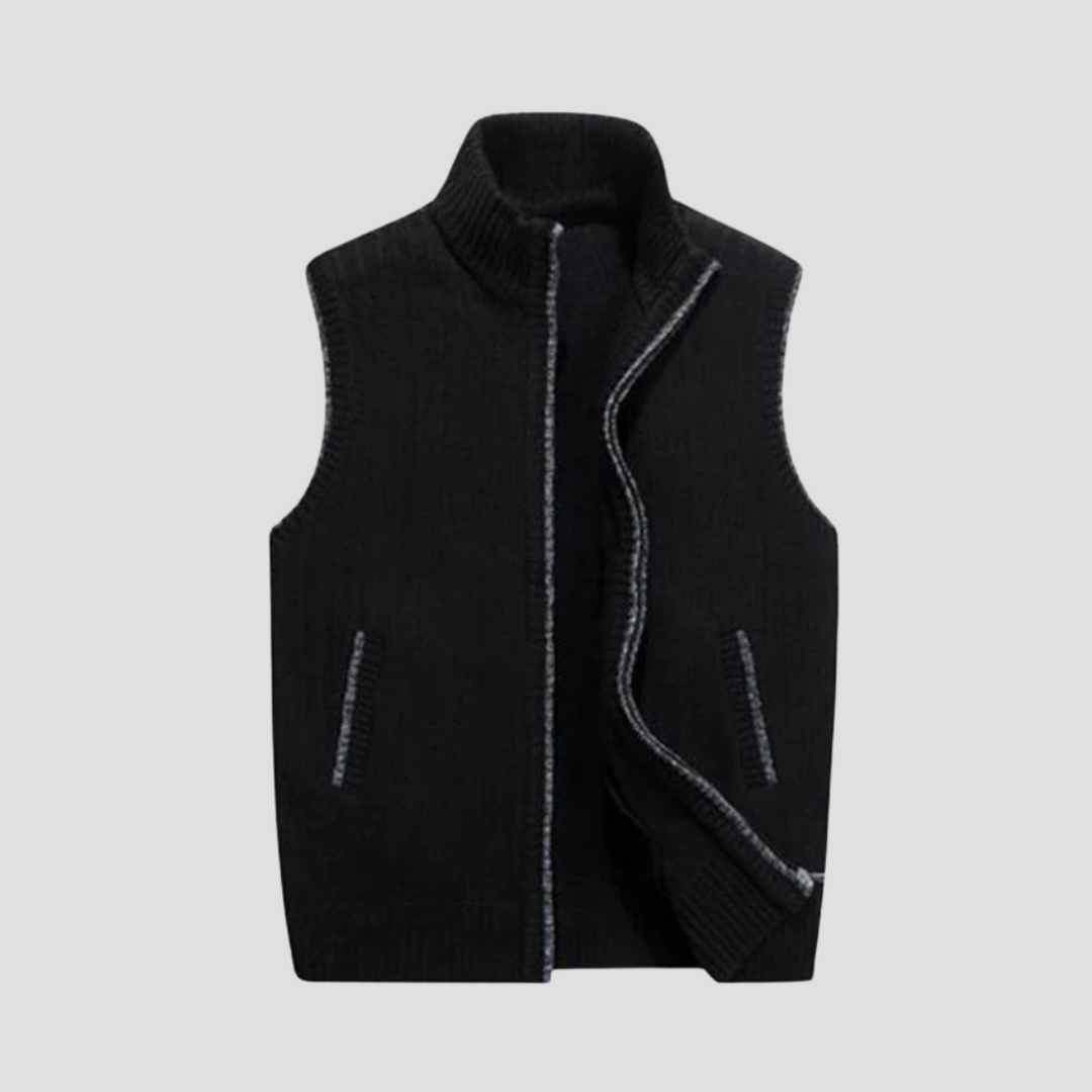 Amédée | Gilet Col Montant Chic