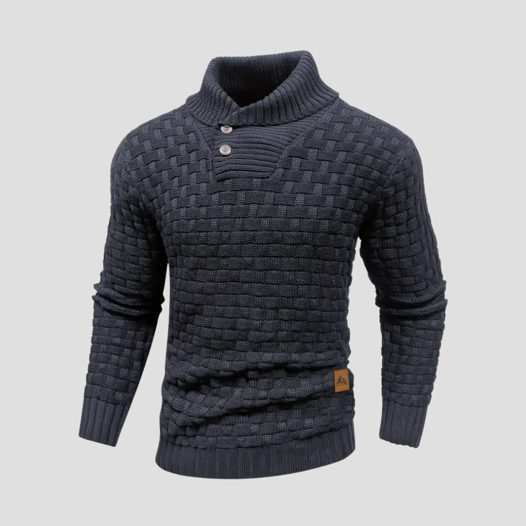 Dax | Pull Maille Col Boutonné