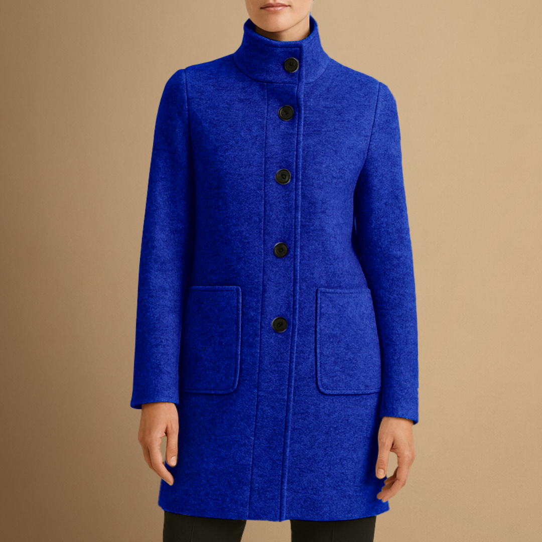 Julia | Manteau Long Laine Élégant