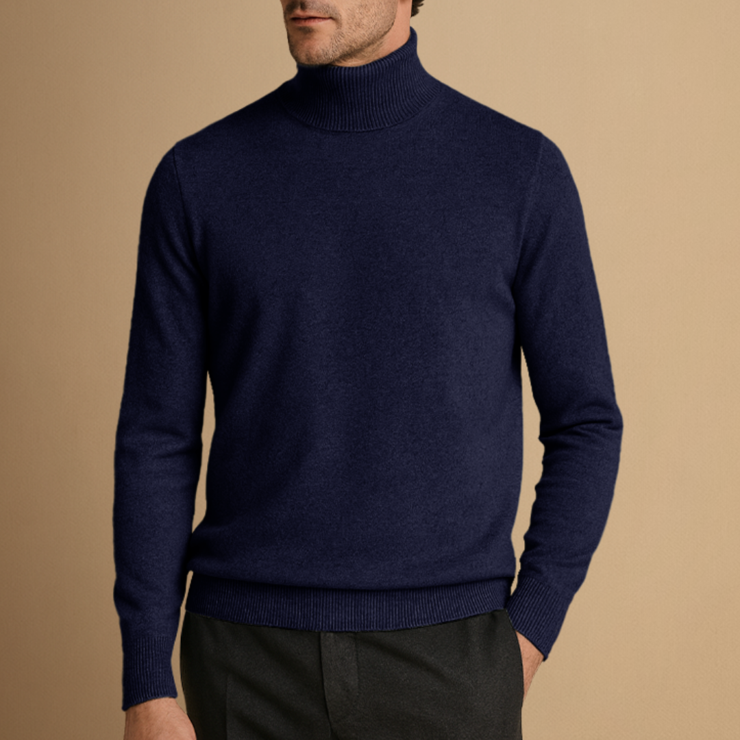 Zacharie | Pull Col Roulé Élégant