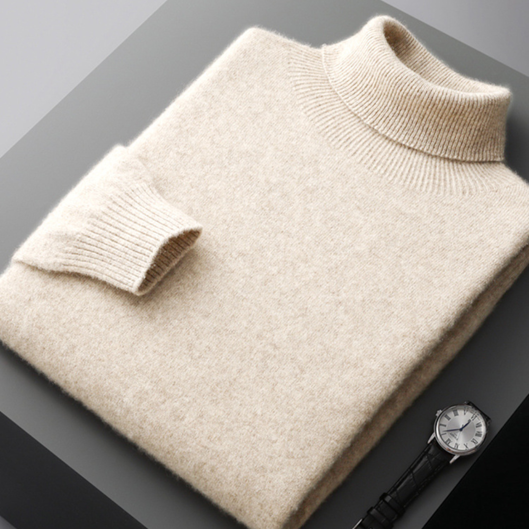 Donatien | Pull Col Roulé en Laine