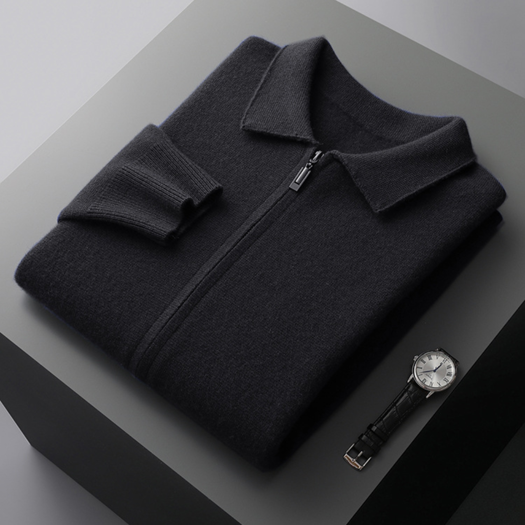 Victor | Cardigan Zippée en Laine