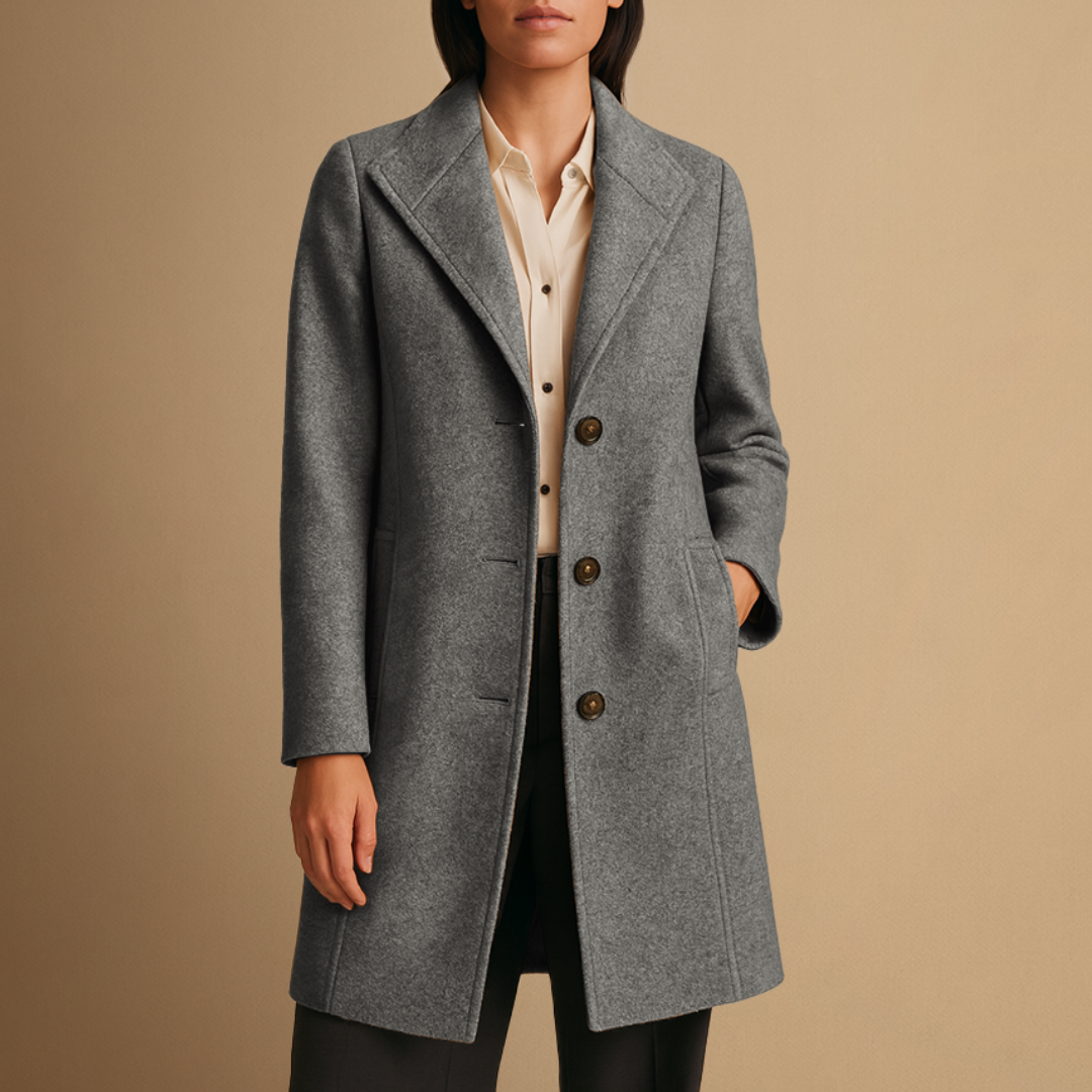 Jacinthe | Manteau Tweed Élégant