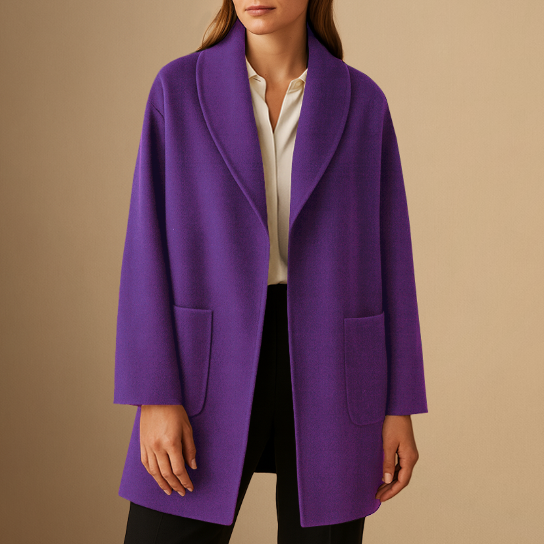 Noémie | Manteau Laine à Capuche