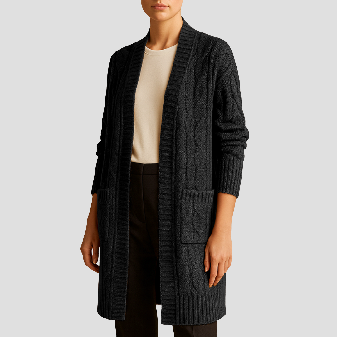 Manon | Cardigan Long à Capuche