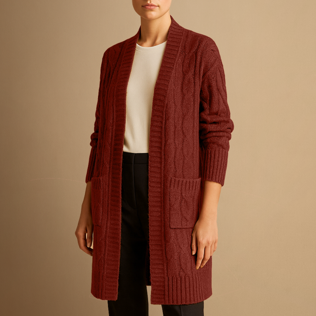Manon | Cardigan Long à Capuche