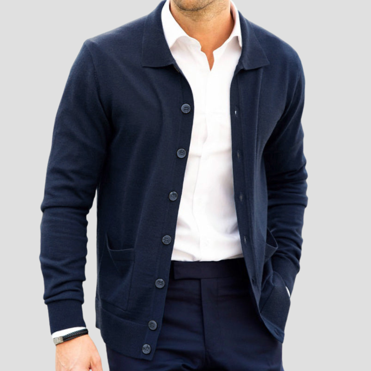 Léopold | Cardigan Cachemire Boutonné