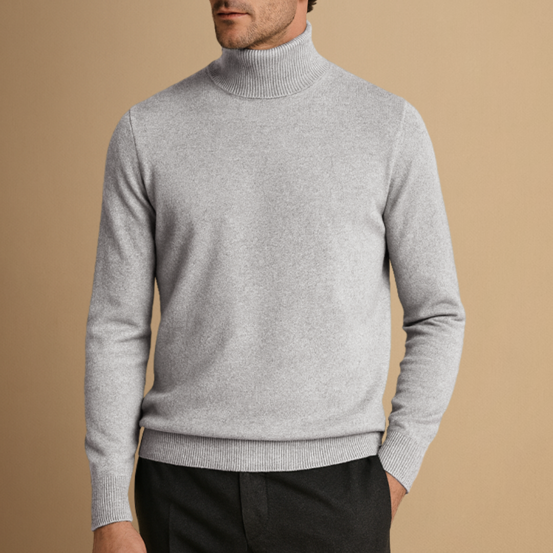 Zacharie | Pull Col Roulé Élégant