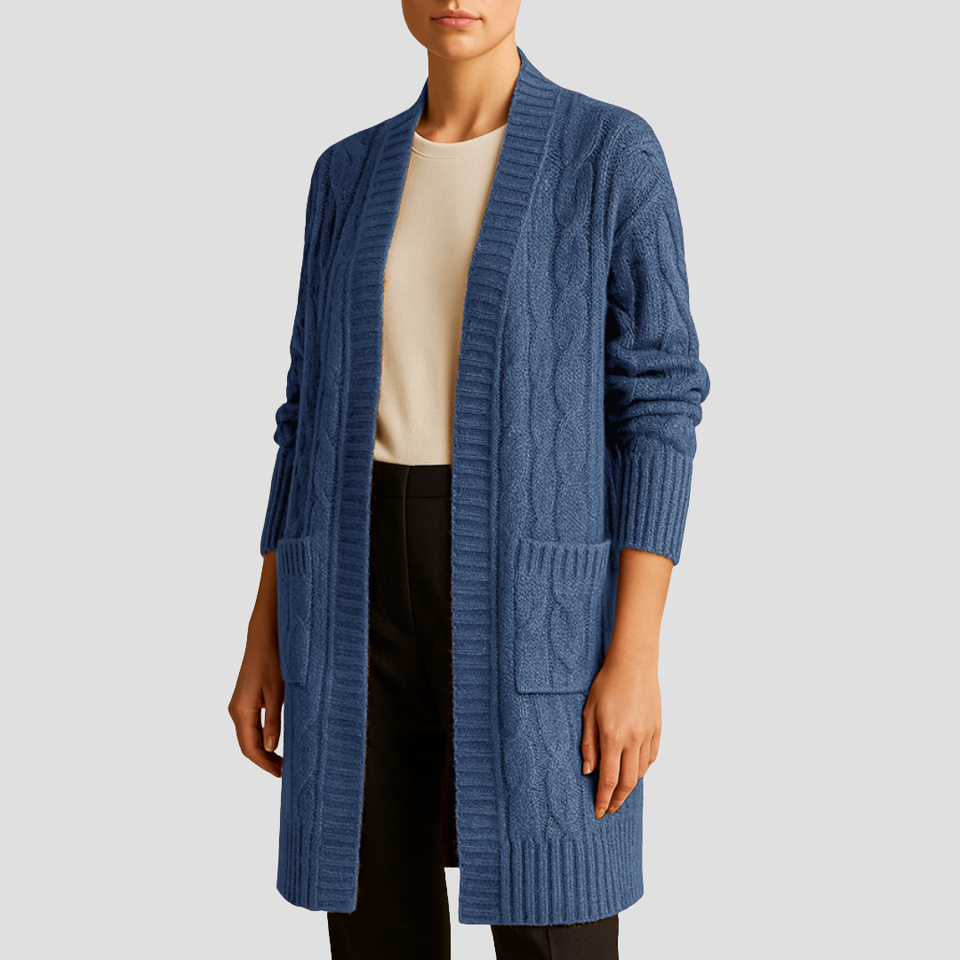 Manon | Cardigan Long à Capuche