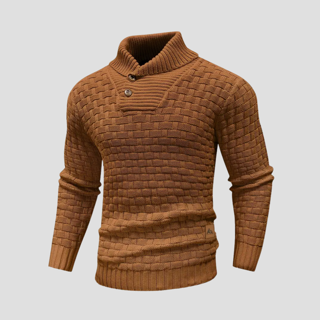Dax | Pull Maille Col Boutonné