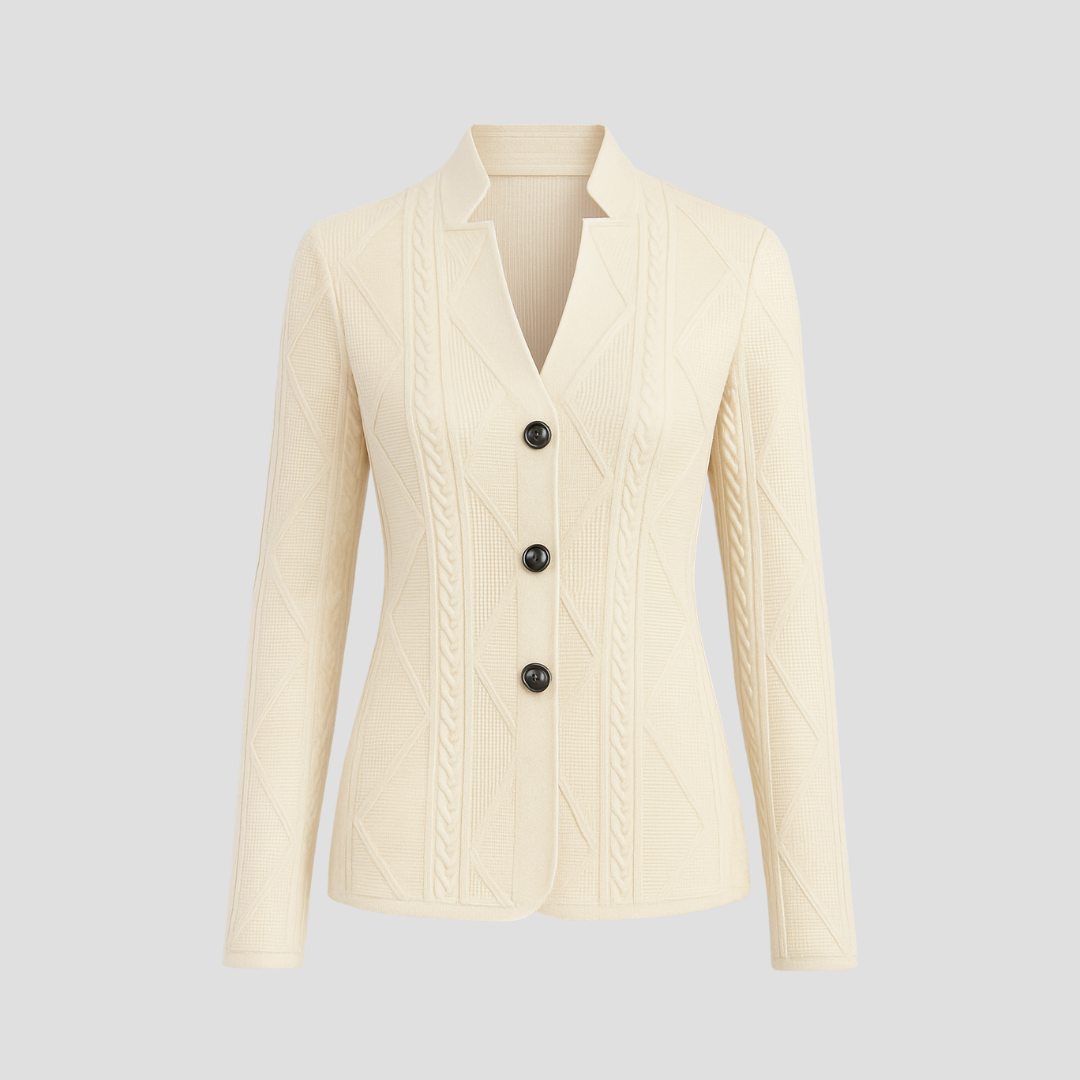 Elvira | Blazer Texturé Élégant