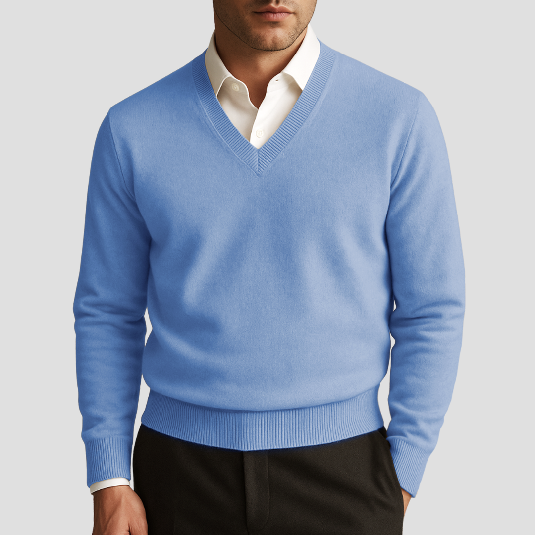 Faustin | Pull en Maille Col V