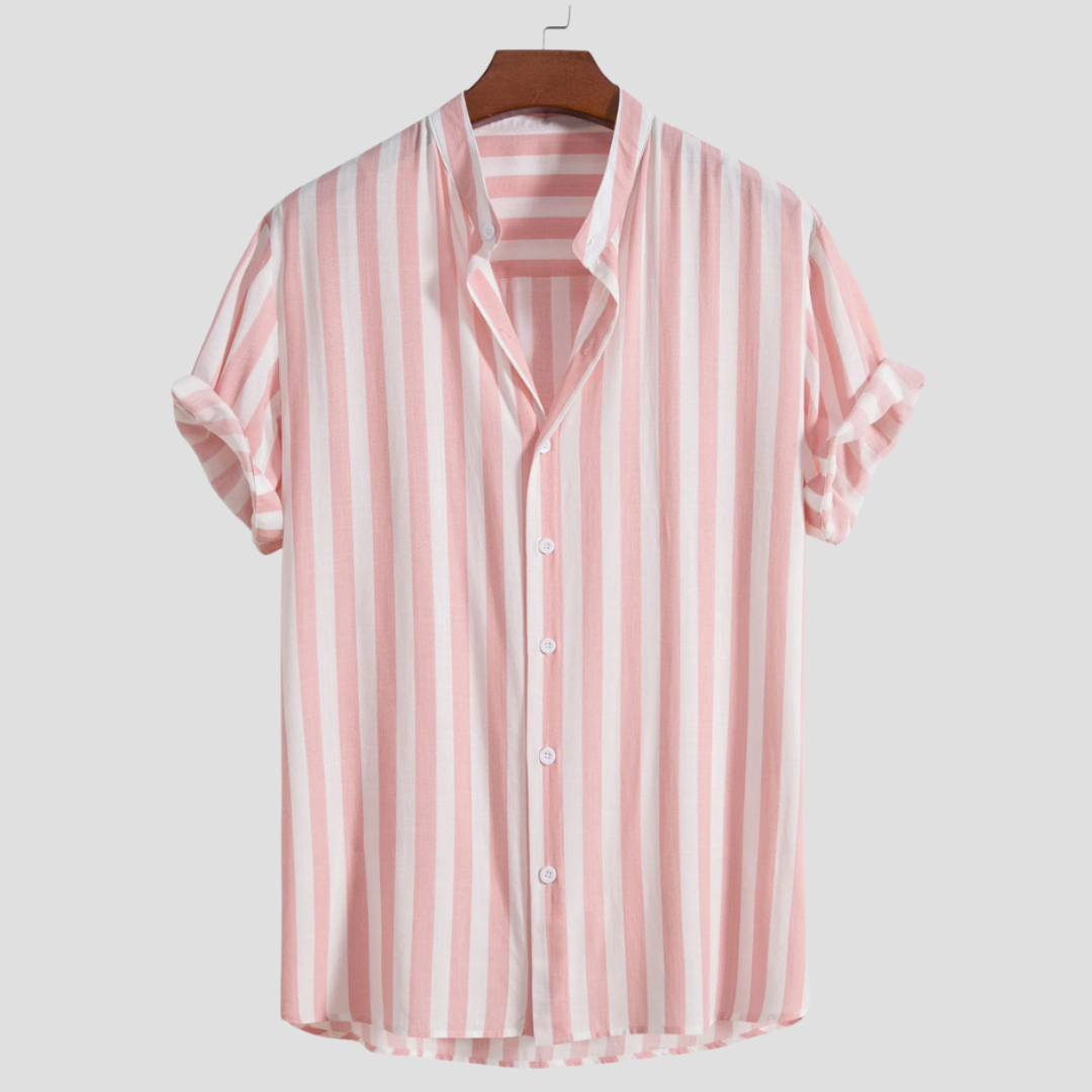 Léandre | Tenue Légère Homme Été avec Chemise Rayée