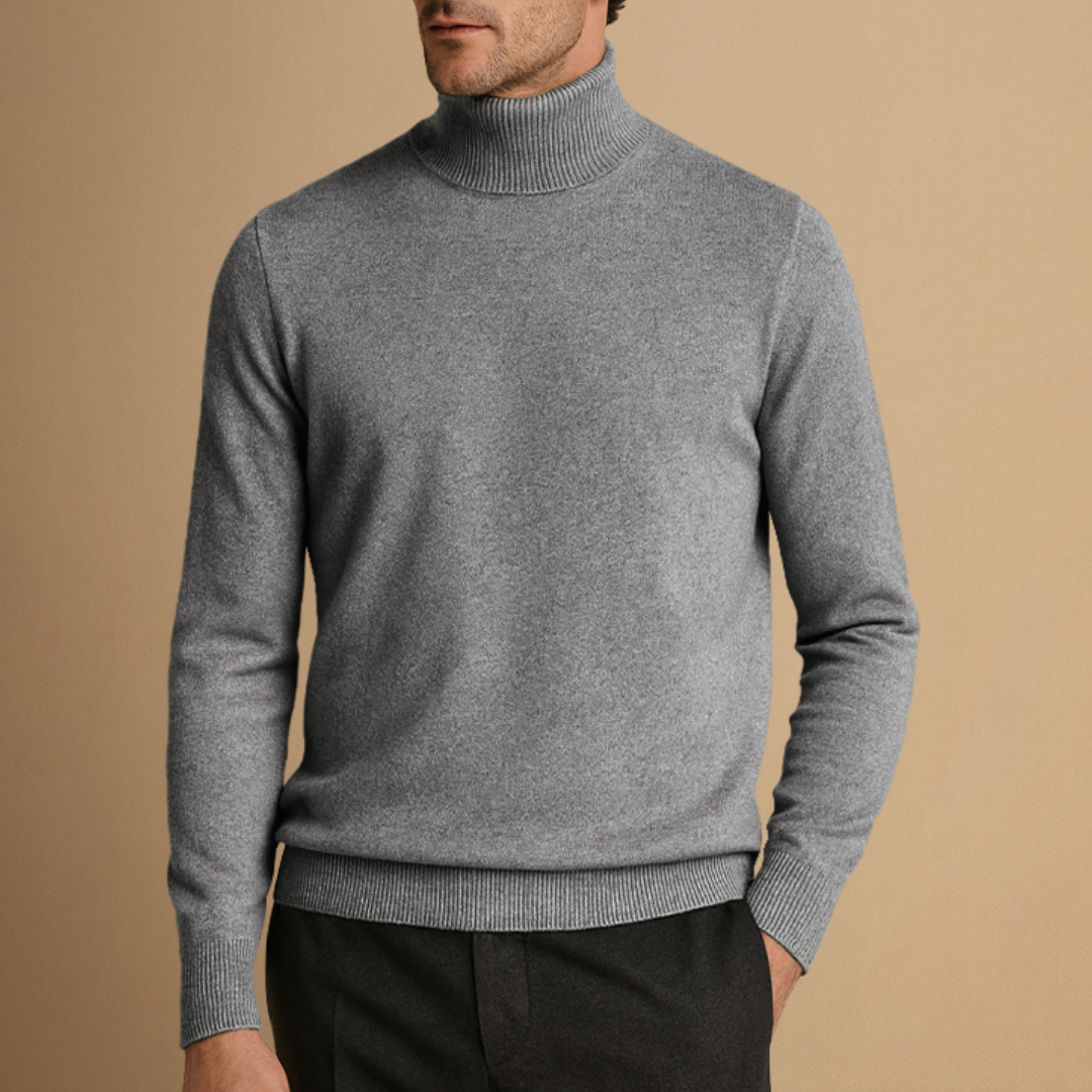 Zacharie | Pull Col Roulé Élégant