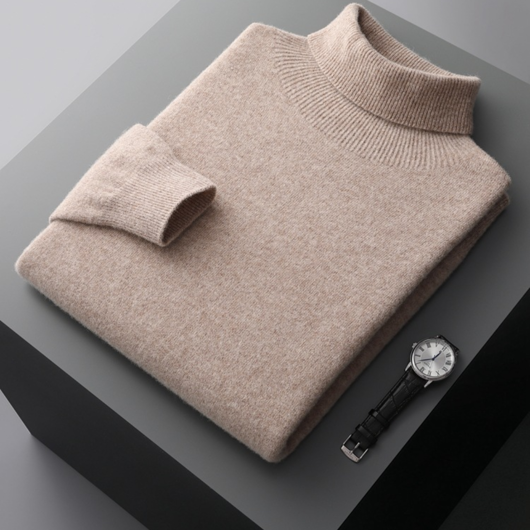 Donatien | Pull Col Roulé en Laine