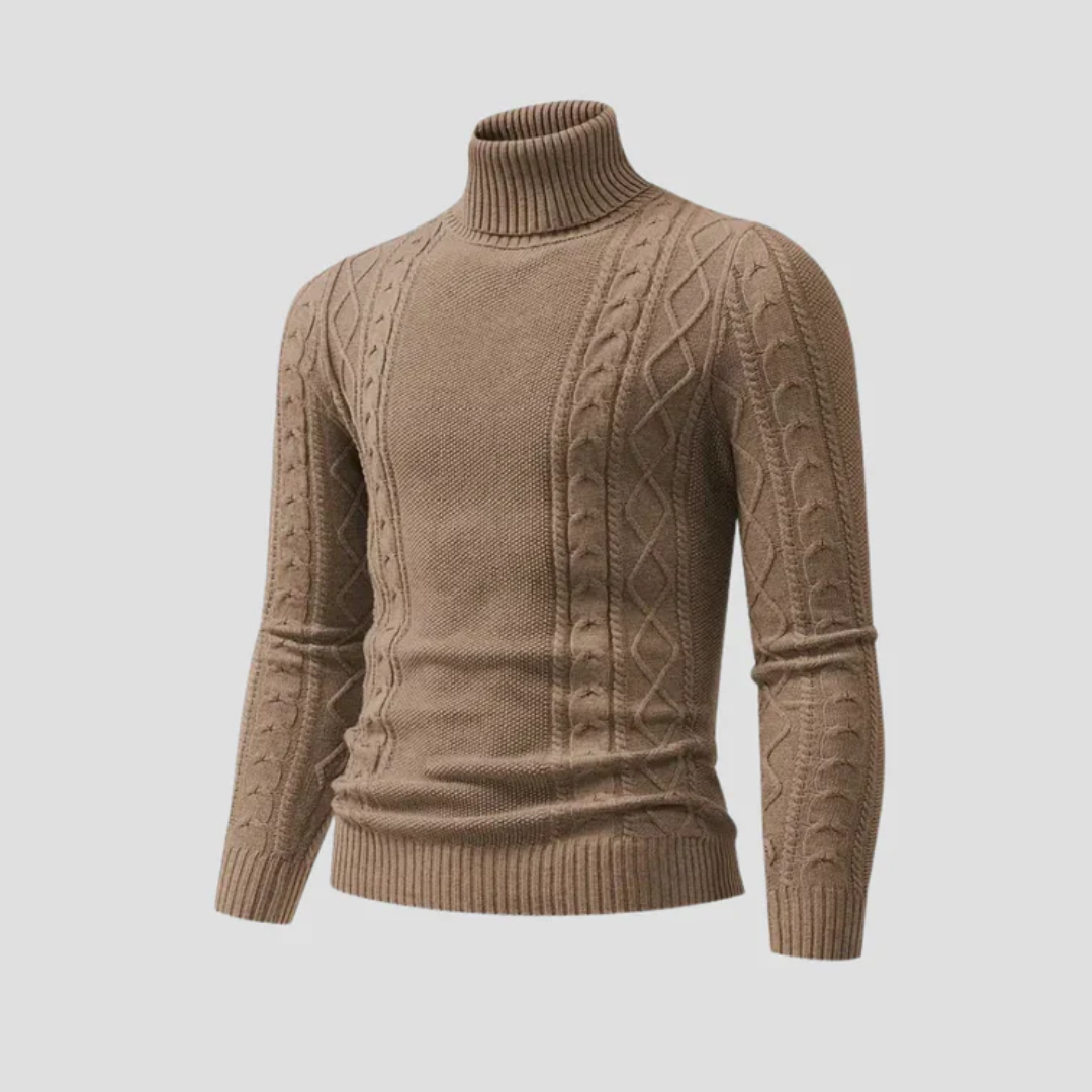 Fulgence | Pull Col Roulé Torsadé