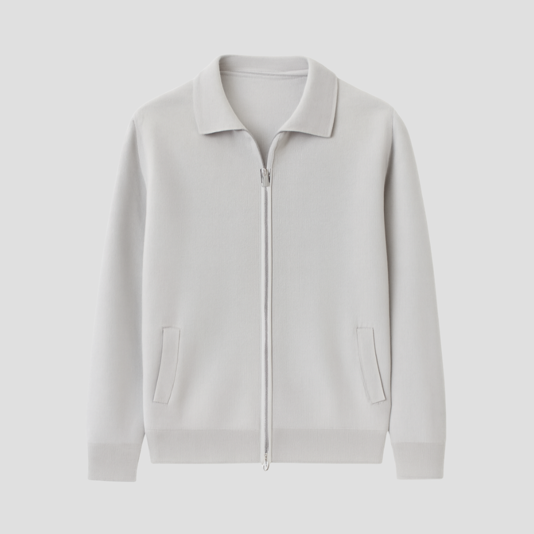 Victor | Cardigan Zippée en Laine