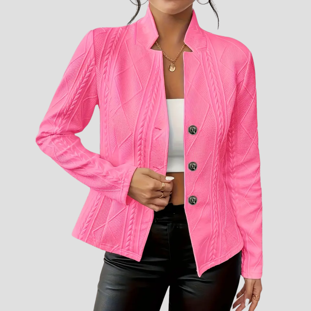 Elvira | Blazer Texturé Élégant