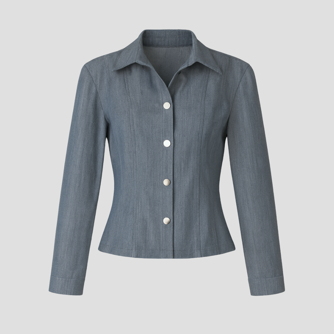 Karyne | Veste Jean Cintrée