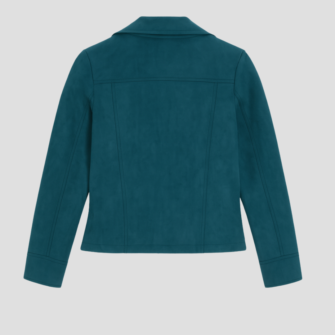 Camille | Veste Biker Asymétrique