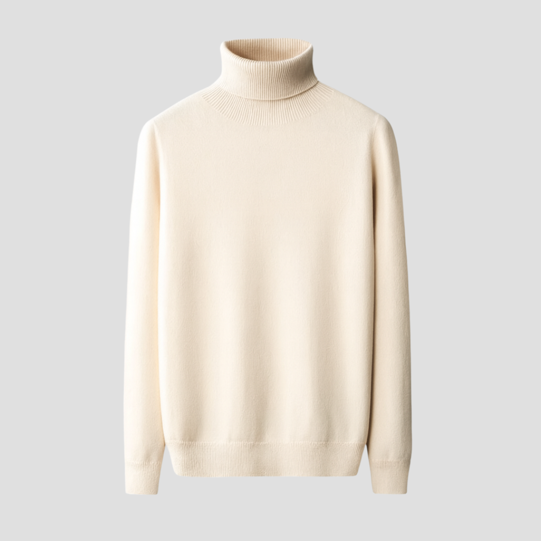 Donatien | Pull Col Roulé en Laine
