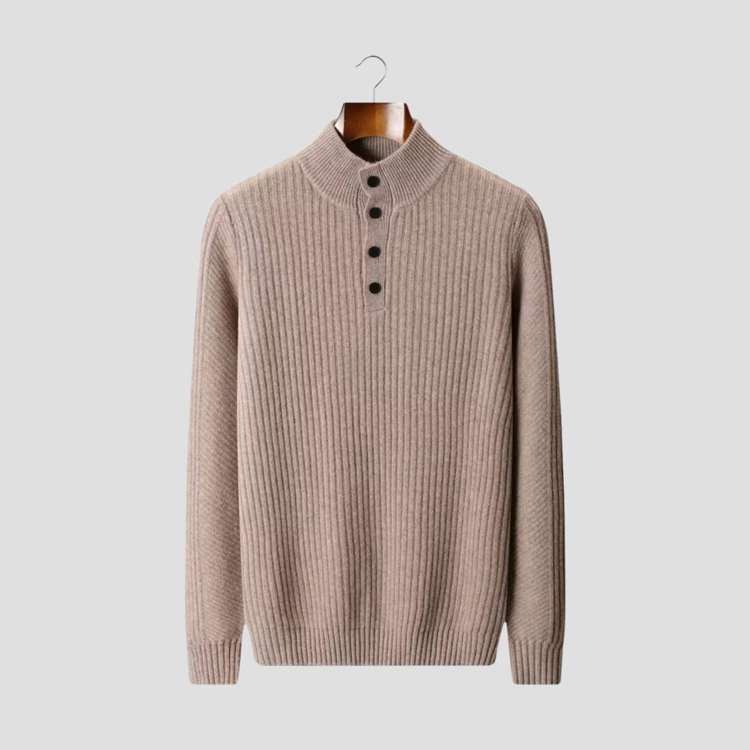 Napoleon | Pull Henley Côtelé