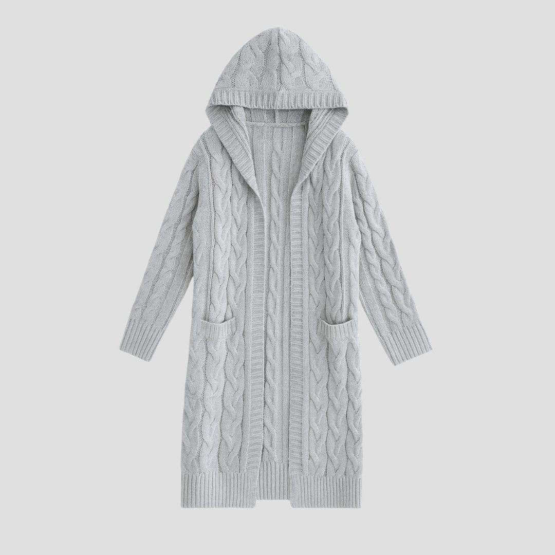 Manon | Cardigan Long à Capuche