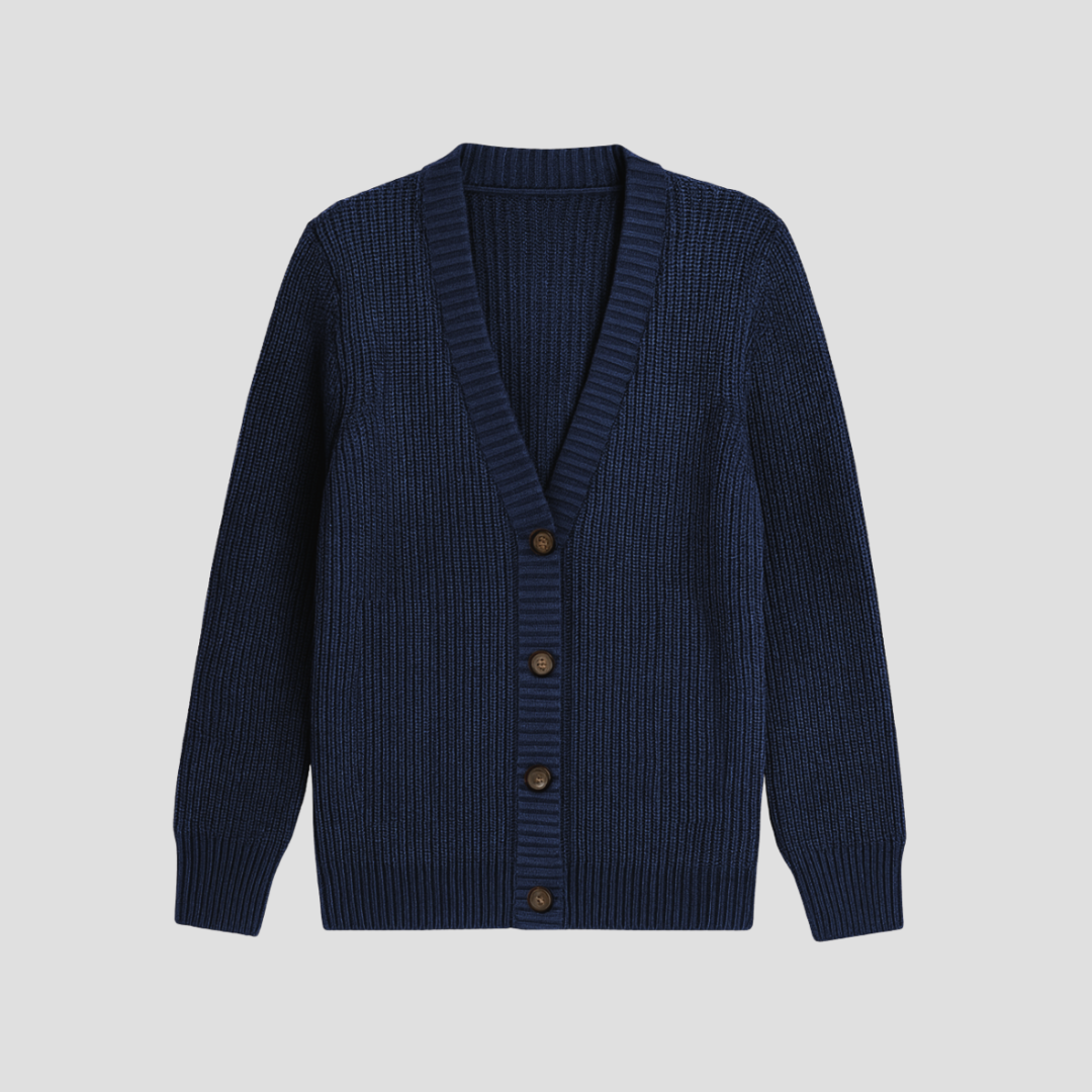 Yvette | Cardigan Boutonné en Tricot