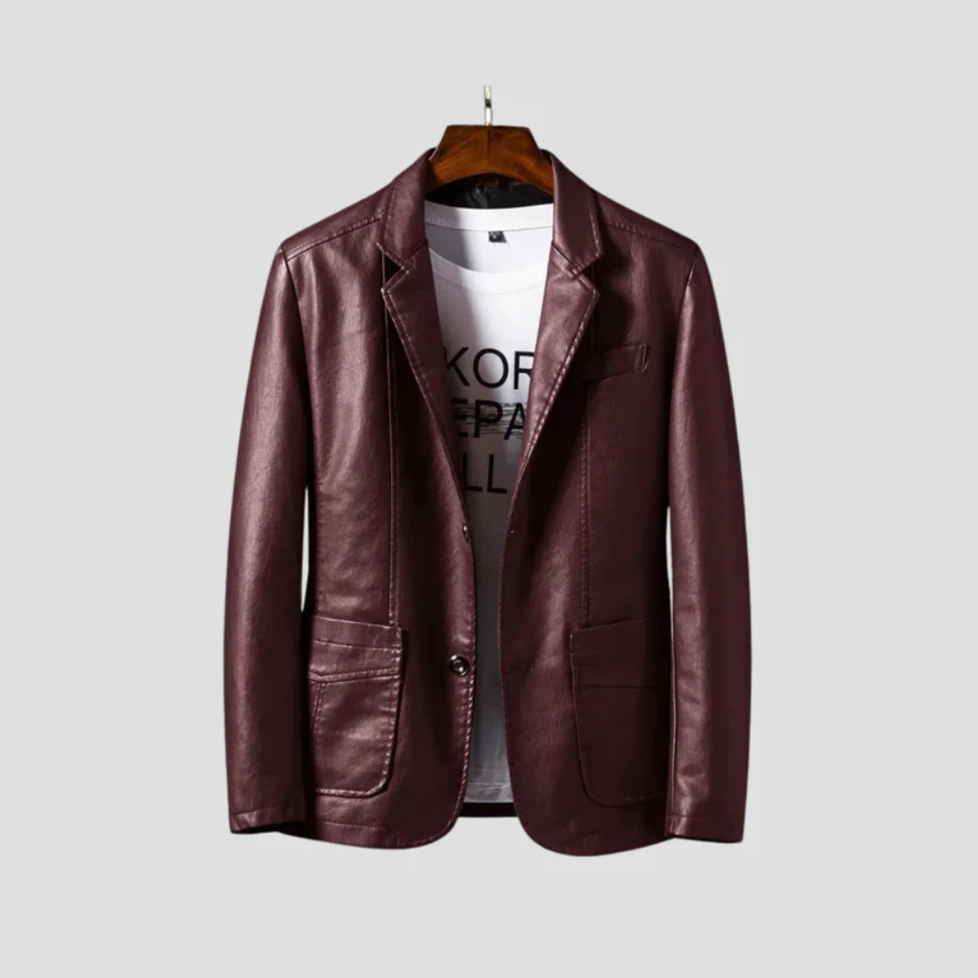 Grégoire | Veste en Cuir Chic