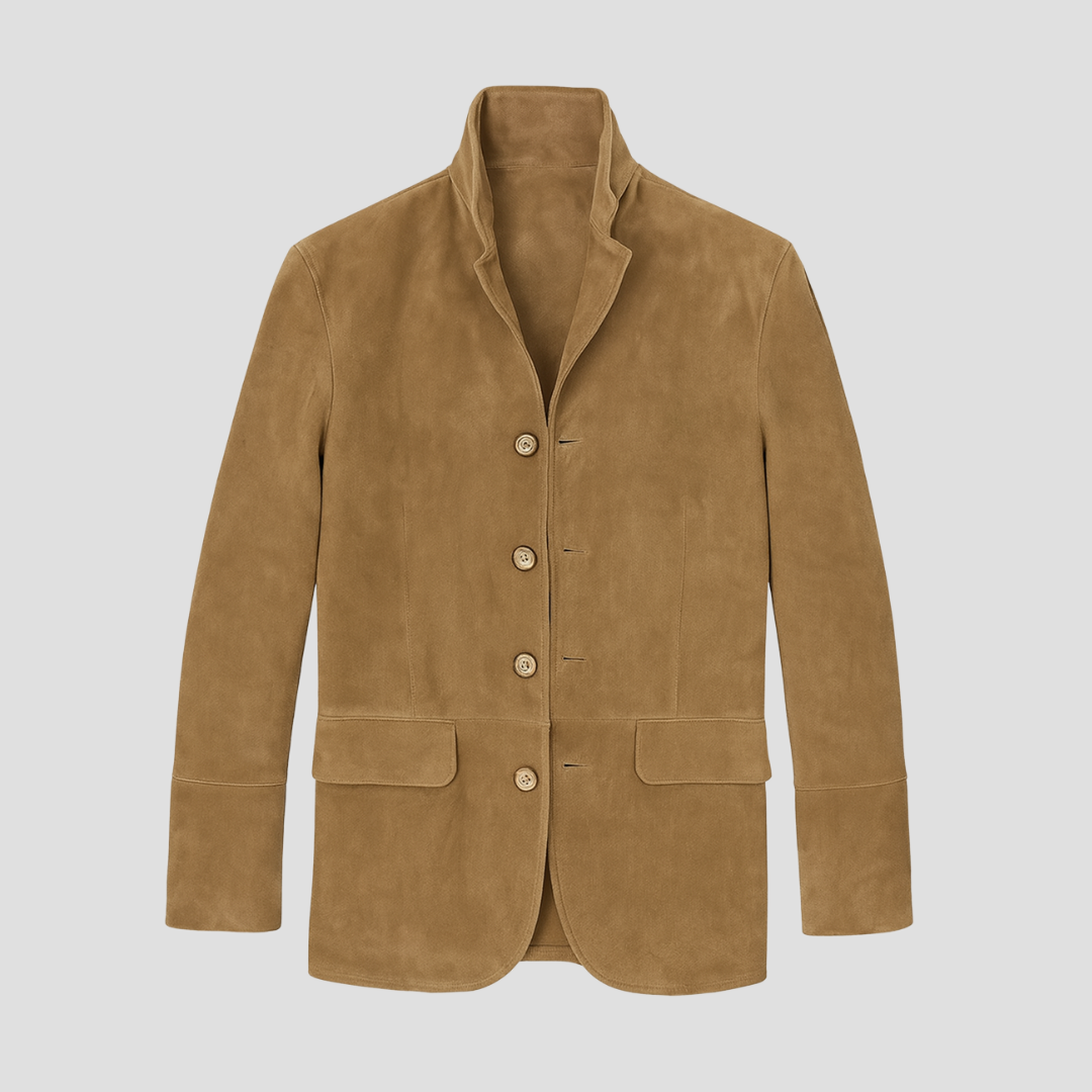 Beau | Manteau Daim Élégant