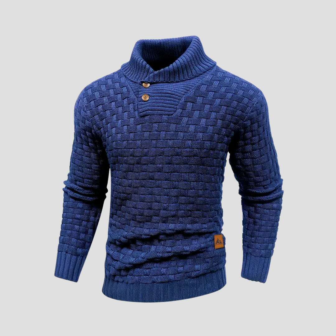 Dax | Pull Maille Col Boutonné