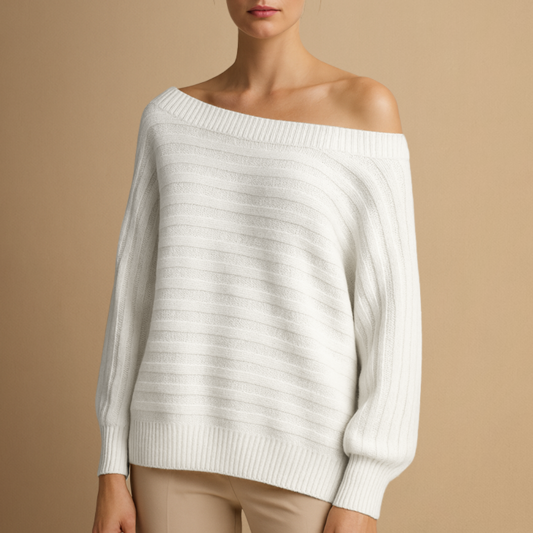Maryse | Pull Épaules Rayées
