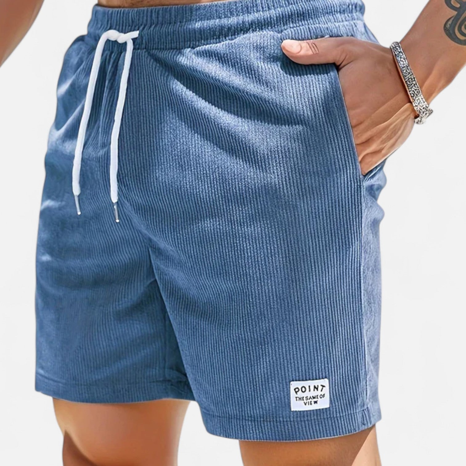 Belrois | Short Décontracté en Velours Côtelé pour Homme – Style Rétro