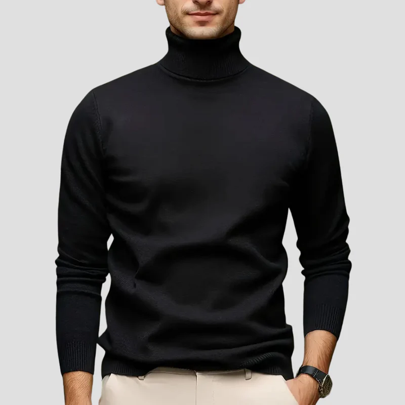 Erwan | Pull Col Roulé en Laine