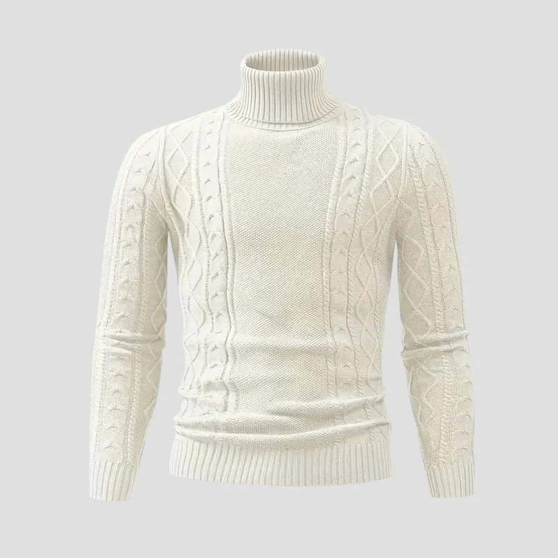 Fulgence | Pull Col Roulé Torsadé