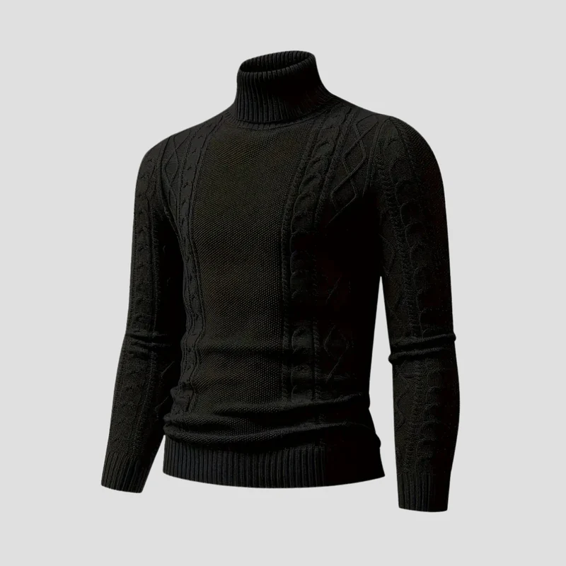 Fulgence | Pull Col Roulé Torsadé