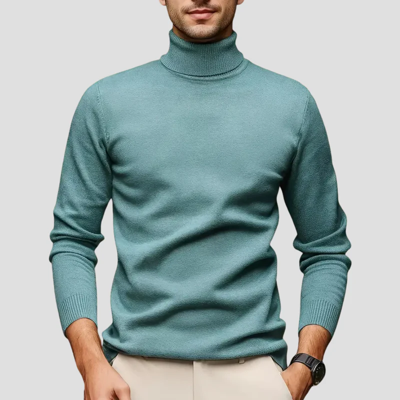 Erwan | Pull Col Roulé en Laine