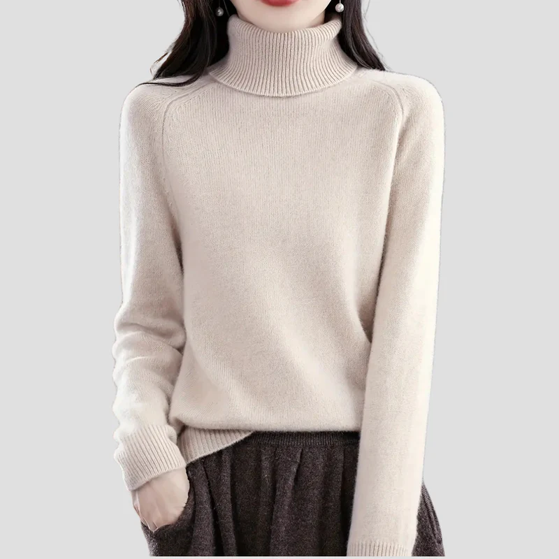 Maëlys | Pull Col Roulé Élégant
