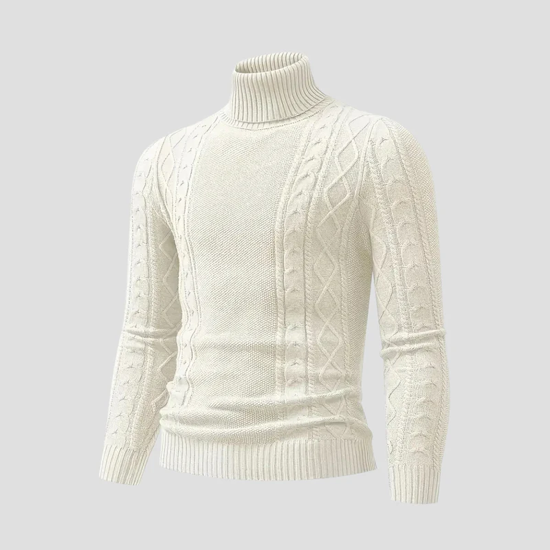 Fulgence | Pull Col Roulé Torsadé