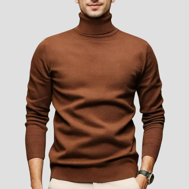 Erwan | Pull Col Roulé en Laine