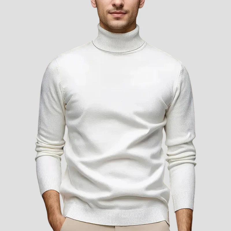 Erwan | Pull Col Roulé en Laine