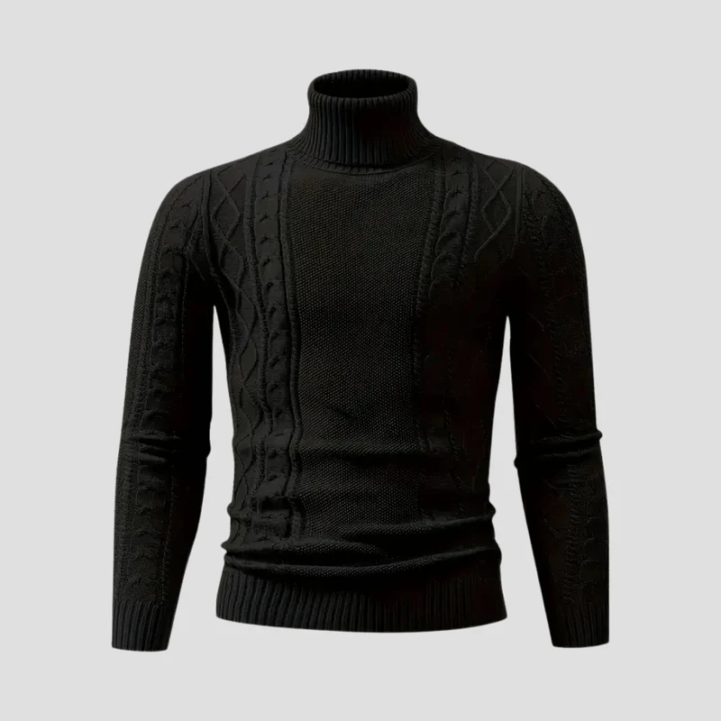Fulgence | Pull Col Roulé Torsadé