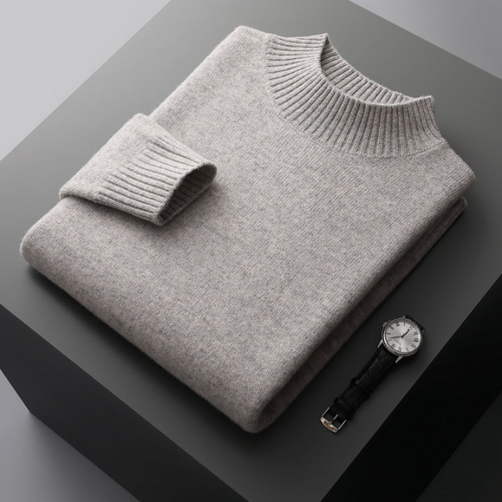 Anselme | Pull en Laine Col Montant
