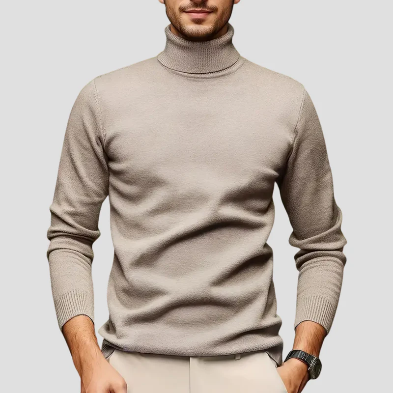Erwan | Pull Col Roulé en Laine