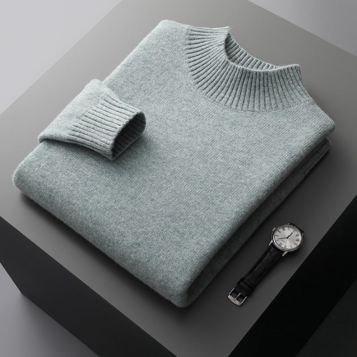 Anselme | Pull en Laine Col Montant