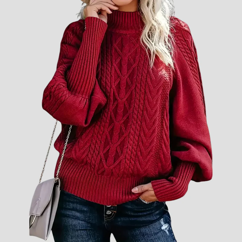 Ersilia | Pull Col Roulé Chic