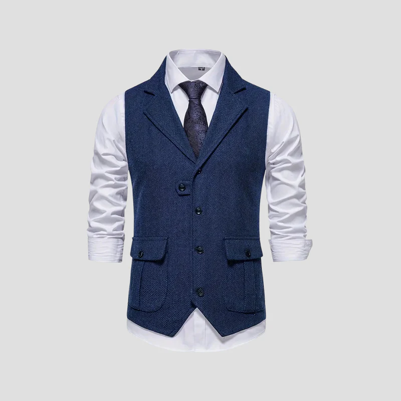 Loïc | Gilet Tweed Classique