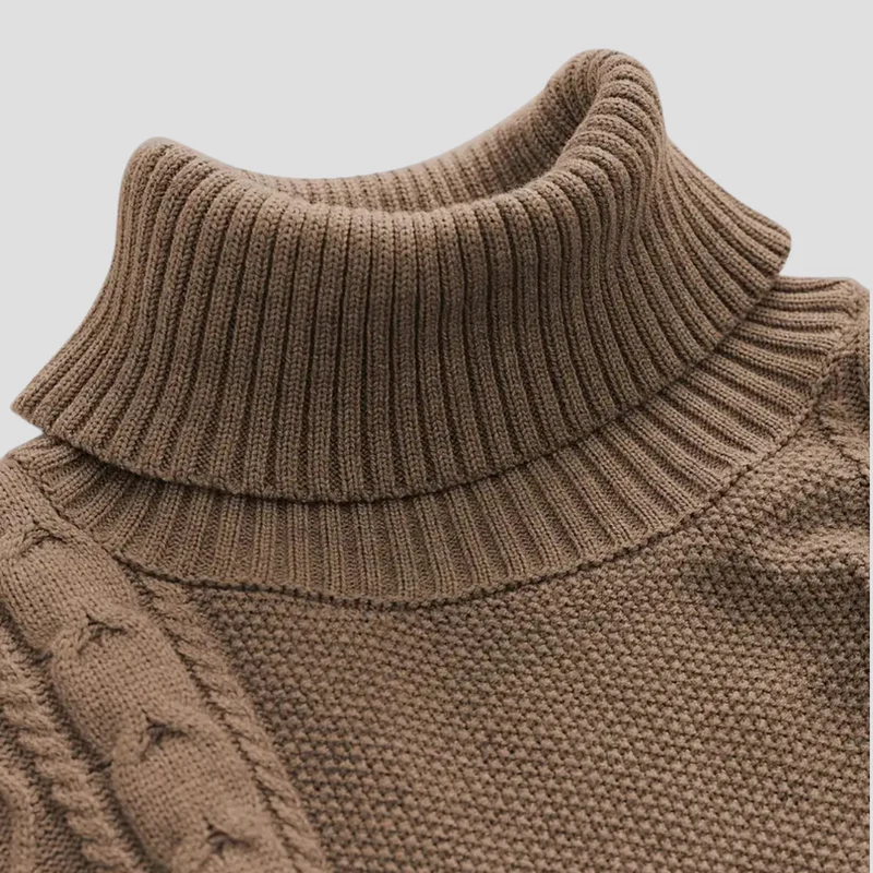 Fulgence | Pull Col Roulé Torsadé