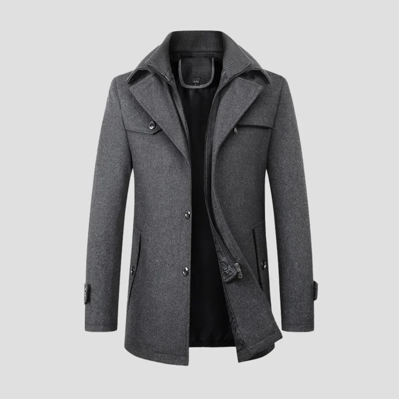 Hugo | Manteau Long en Laine